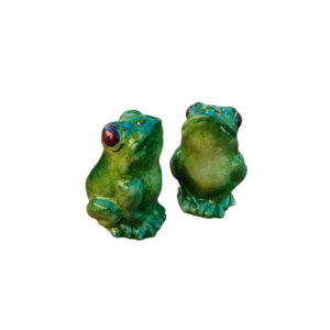 Salero y pimentero Frogs pintados a mano